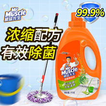 威猛先生 瓷砖清洗剂 地面清洁剂   瓷砖地砖 大理石木地板清理剂 多功能泡沫清洁剂2kg 草本*1瓶（2kg）