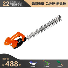 奥玛克锂电单手绿篱机 电动平行弧形充电式绿篱机 小型 家用 电动绿化修剪机 灌木篱笆绿篱修剪机 直刀单手绿篱机裸机（不含电池）