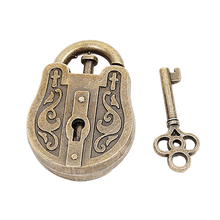魔puzzle金锁10级box盒子解密解锁玩具鲁班锁九连环孔明锁铁铜合金智力锁扣烧脑成人玩具 神力锁