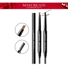 MAYCREATE健美创研炫目睛彩双头眉笔持久防水防汗不脱妆不易掉色 经典款07#浅棕