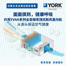 约克中央空调YORK水生态空调YVAH25/35/50全变频吊顶式新风加湿一体机 YVAH25ED310
