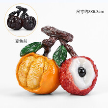 唐丰抖音同款变色荔枝茶宠摆件精品可养创意个性茶玩茶道茶具配件 大吉大利变色茶宠