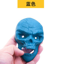 莱珍斯骷髅头壁挂开瓶器汽水启瓶器起子趣味开酒器复古酒启居家常用启子 蓝色