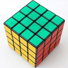 圣手初学二三四五阶魔方 比赛专用儿童男女小孩益智玩具减压顺滑 四阶魔方（黑色）