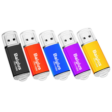 百艺小容量投标u盘招标小优小容量小精灵七彩亮彩夹子小胖子金属优盘定制logo刻字印字 亮彩（颜色混搭） 1G