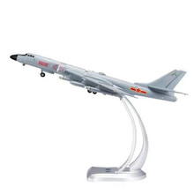 军创 轰6K/N/J轰炸飞机模型高仿真合金属成礼品摆件科普教育1:72/86/144 1:72