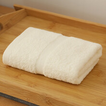 内野（UCHINO）素色纯棉小确幸面巾成人洗脸毛巾柔软强吸水家用洗脸巾-I（米色）