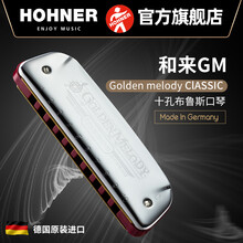 德国HOHNER和来Golden melody十孔10口琴GM布鲁斯蓝调成人口琴 F调