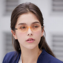 纳尼尼防蓝光防辐射眼镜男女电脑护目镜平光镜护眼电竞眼镜男女 C2A-1151 黑色平光镜