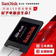 闪迪（SanDisk)SSDA固态硬盘120g240g480g高速SATA3.0接口台式机笔记本固态 闪迪SSDA固态硬盘官方标配 240G