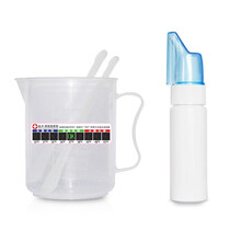 爱护佳（aiHuJia）洗鼻器 鼻炎鼻腔冲洗器成人过敏性鼻窦炎生理性盐水儿童家用喷剂医用手动鼻腔清洗 洗鼻量杯1个