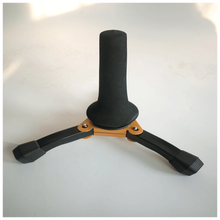 曲漾直管高音萨克斯架长笛架萨克黑管单簧管便携式折叠支架展示架 黄直管萨克斯架