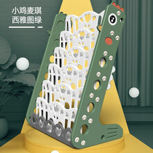 宝宝书架儿童绘本架卡通家用落地小书柜图书置物架宝宝玩具收纳架幼儿书架收纳柜储物柜加厚款 六层书架 绿色