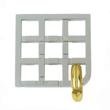 魔金针锌合金魔金解锁益智力玩具马蹄锁四方锁魔球八卦锁针九连环笼中星 合金田字锁