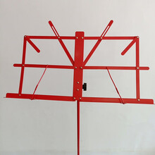 天鸣 Tianming 谱架乐谱架便携式可折叠升降小提琴谱架带防水包吉他古筝二胡书架 红加厚