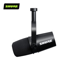 SHURE 舒尔 MV7动圈麦克风USB话筒 配音唱歌/主播直播/台式笔记本声卡/USB双用 舒尔MV7黑色