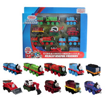 托马斯小火车轨道大师系列十辆装礼盒轨道车玩具男孩礼物 十辆装经典小火车礼盒GHW14