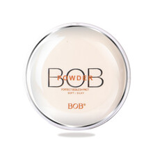 BOB光感恒采粉饼 透亮遮瑕控油保湿美皙定妆干粉裸妆BB B01#湿粉