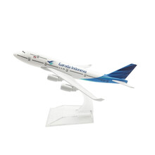 美利坚航空全日空国航南航东航耐摔迷你玩具飞机模型空客380飞机模型客机合金静态摆件 747印尼航空16cm