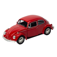 商场同款OCE家品兰博基尼汽车模型仿真合金车模回力车儿童玩具车 大红甲壳虫回力合金车