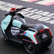 幼儿童双人电动摩托车哈雷宝宝充电三轮可坐人男女小孩玩具车遥控 骑士版中配绿+音乐+双驱大电瓶+ 灯光