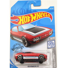 2020美泰风火轮火辣小跑车模型玩具男孩合金车模轨道兰博基尼20FK 巧克力色 2C119大众(