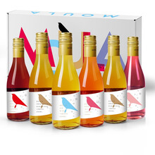 超市	慕拉冰酒小瓶红酒白葡萄酒甜型甜酒甜红酒起泡酒果酒迷你小支礼盒装200ml*6