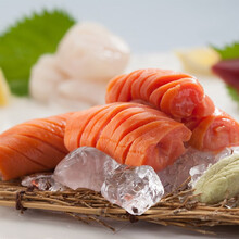 鲜有汇聚 加拿大冰山蚌即食 刺身北极贝三文鱼刺身拼盘伴侣