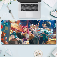 镇魂歌  鼠标垫超大号游戏电竞动漫二次元女生鼠标垫键盘垫加厚桌垫 狂欢乐园 300*800*3mm