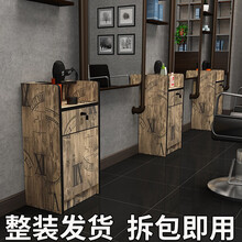 景超富康理发店工具柜台发廊专用剪发柜美发店储物柜镜台小柜子抽屉式 希腊文1个抽屉 整装发货 35x30x80cm 官方标配