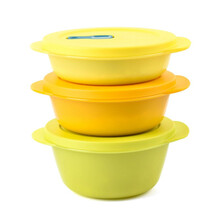 特百惠 新微波水晶套装3件套 便携微波碗加热饭盒 冷藏保鲜盒 新微波水晶套装3件套