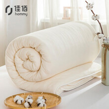 佳佰 被子 100%新疆棉花被4斤纯棉春秋被单人棉被学生宿舍被芯棉絮垫被床褥子 150*200cm