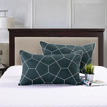 枕头学生单人一只装枕芯枕套宿舍新品卡通可爱男女孩青少年 几何图