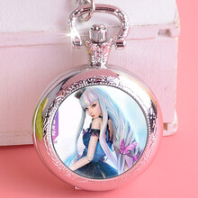 叶罗丽娃娃时间公主 怀表叶罗丽怀表罗丽仙子孔雀夜萝莉娃娃冰公主表女孩挂链表来图定制 叶罗丽-L款 里面照片+