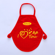 派捷斯肚兜婴儿棉女宝宝春夏季薄款肚兜新生儿肚兜棉护肚围四季通用 圆红色 爱妈妈 73码(建议0-9个月)