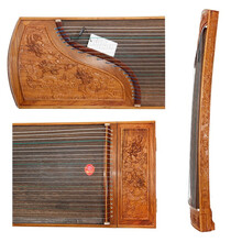 龙凤古筝 黄花梨雕刻专业演奏筝（九州龙吟）【定制】