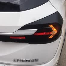 尾灯喷膜汽车膜熏黑 车身改色膜 可撕车灯膜磨砂喷漆大灯贴膜贴纸 灯膜黑+扑克遮挡