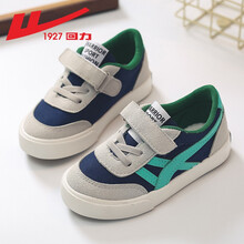 回力童鞋儿童帆布鞋男童秋季低帮布鞋女童休闲单鞋 深蓝色 23码/内长约16厘米
