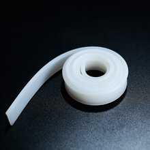 【溪沫】玻璃刮水器胶条擦窗擦玻璃器玻璃刷清洁器地刮刀刮子橡胶条硅胶条 白色透明质量升级105CM胶条