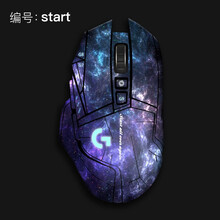 酷元素 适用于 罗技 g502hero鼠标贴纸防汗贴防刮防滑贴定制全包贴膜鼠标贴侧边贴 NO.21【每周三新增图片】 g502鼠标贴