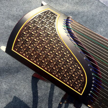 扬州古筝 檀木窗花款演奏级古筝 禾田春色