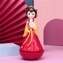 大唐不夜城不倒翁小姐姐同款人遇摆件西安纪念品娃娃送老外礼品 1088-4A特大垂手