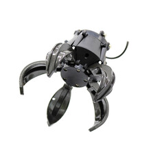 汇纳模型合金遥控挖机工程车配件 挖掘机抓木钻头破拆头抓手球合金头 592 593钩勾机挖土机合金挖斗 塑料抓球头