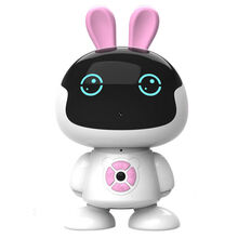 wifi儿童智能机器人早教机对话语音小ai度学习益智陪伴男女孩玩具 小兔子【WIFI版】--- 粉色 621