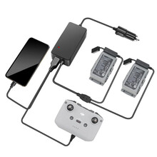 适用于DJI大疆御Air 2S车充Mavic AIR2车载充电器FPV穿越电池管家快充无人机配件 御AIR 2/AIR 2S分体车载充电器