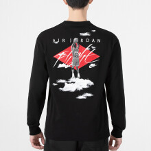 耐克（NIKE）卫衣男装春秋新款针织百搭舒适休闲运动服套头衫 DH8963-010 黑色 S