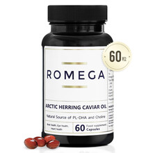 ROMEGA磷脂Omega-3挪威鱼籽油 北极天然营养 原装进口 60粒/瓶