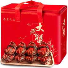【活蟹】苏蟹之王 大闸蟹 生鲜鲜活六月黄螃蟹现货礼盒 公2.4-2.7两/母2.0-2.3两4对8只
