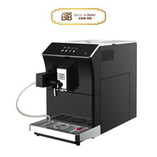 宝路通BTB-203意式全自动咖啡机 家用商务办公室小型现磨一体机 黑色