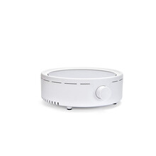 电陶炉小型煮茶器玻璃壶烧水泡茶煮茶炉迷你小电磁炉光波炉家用静音 白色单炉